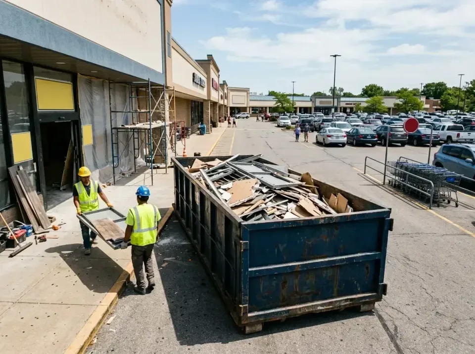 retail-store-renovation-debris-003 — frequently asked questions, Roll-off Dumpster Rentals in St. Peters, MO